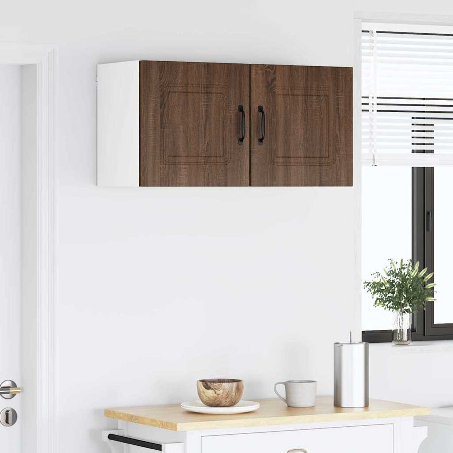 Keukenkast aan de muur Bruin Eiken 40 x 31 x 40 cm Bewerkt hout