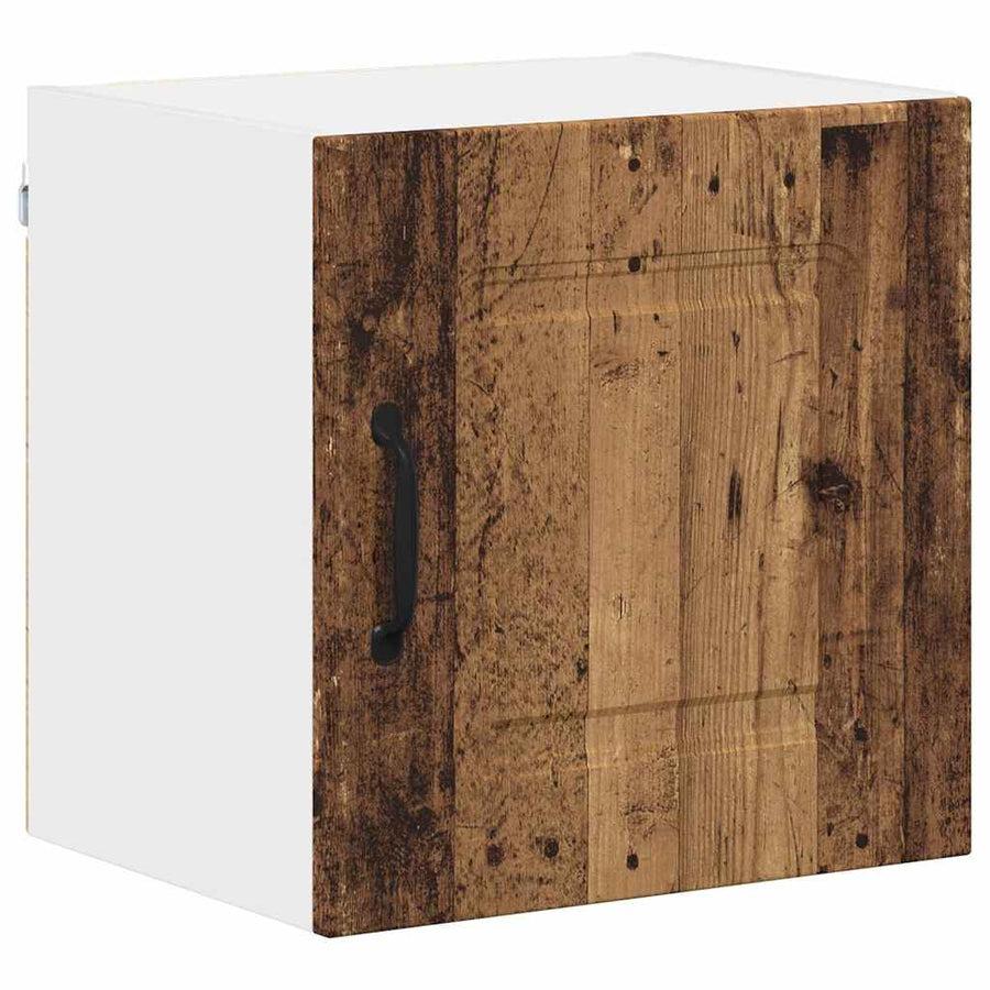 Keukenkast aan de muur met plank 2 pcs Oud Hout 40 x 31 x 40 cm