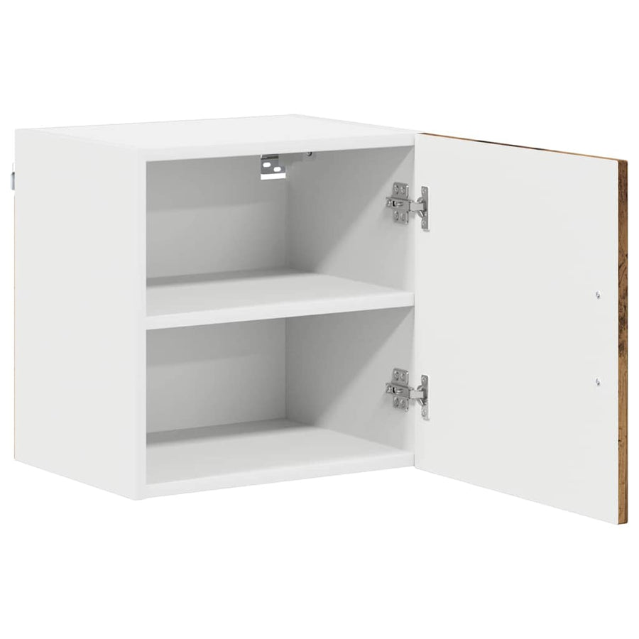 Keukenkast aan de muur met plank 2 pcs Oud Hout 40 x 31 x 40 cm
