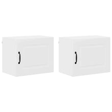 Keukenkast aan de muur 2 pcs Wit 50 x 31 x 40 cm Bewerkt hout