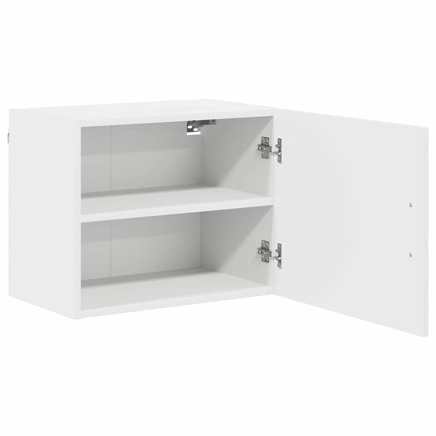 Keukenkast aan de muur 2 pcs Wit 50 x 31 x 40 cm Bewerkt hout
