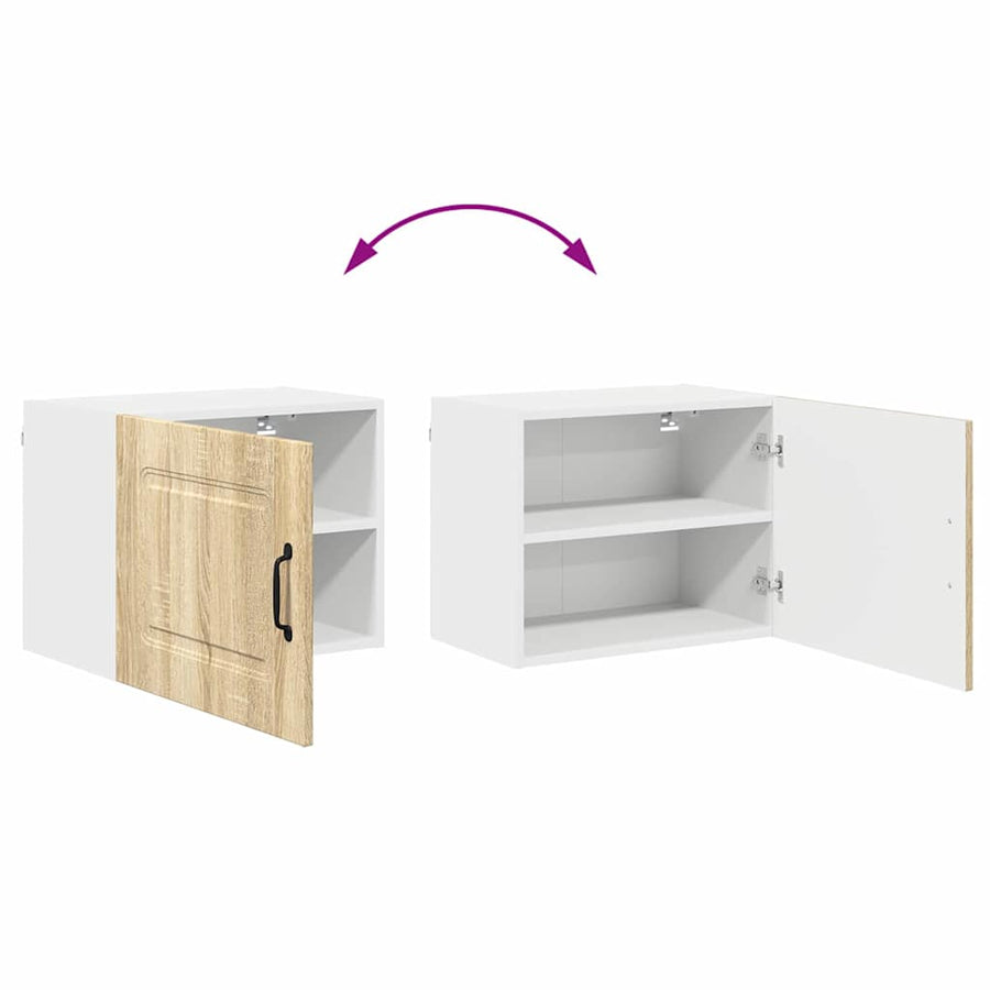 Keukenkast aan de muur met plank Sonoma Eiken 50 x 31 x 40 cm