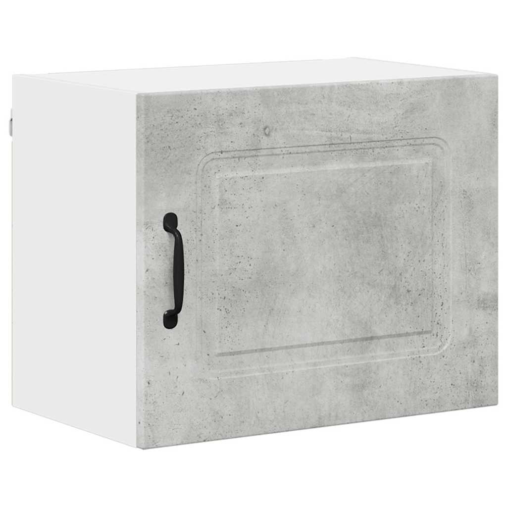 Keukenkast aan de muur Beton Grijs 50 x 31 x 40 cm Bewerkt hout