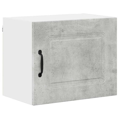 Keukenkast aan de muur Beton Grijs 50 x 31 x 40 cm Bewerkt hout