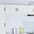 Keukenkast 50x31x40 cm hoogglans wit bewerkt hout