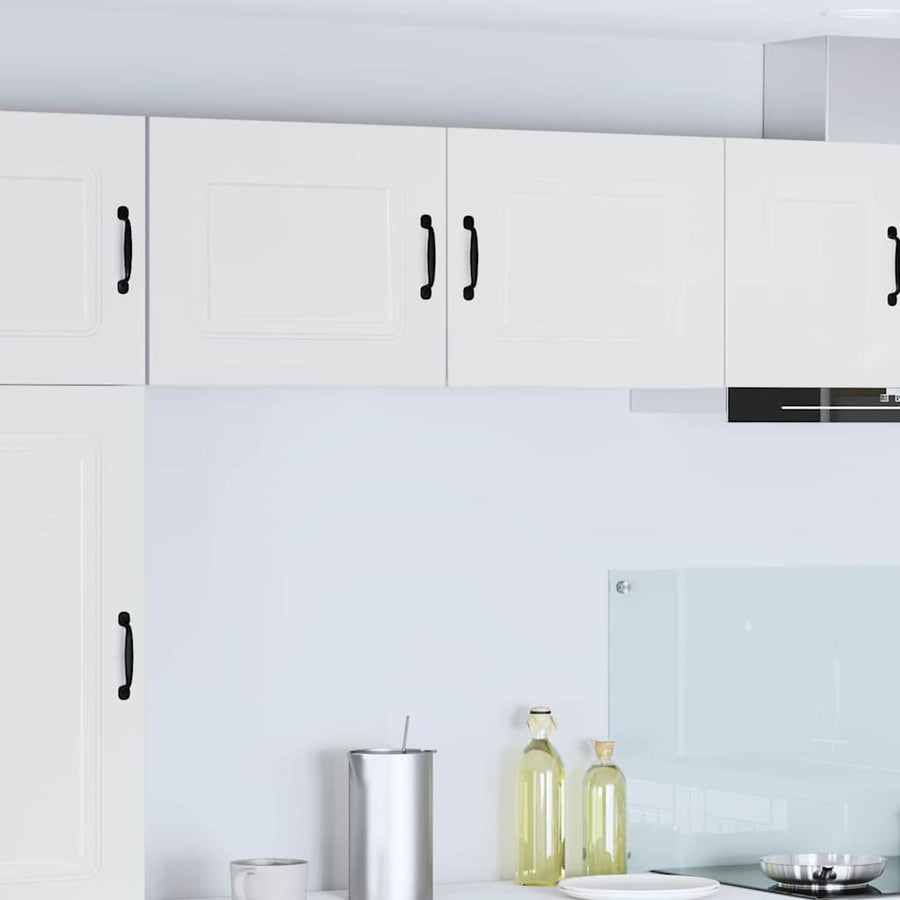 Keukenkast aan de muur 2 pcs Hoogglans wit 50 x 31 x 40 cm
