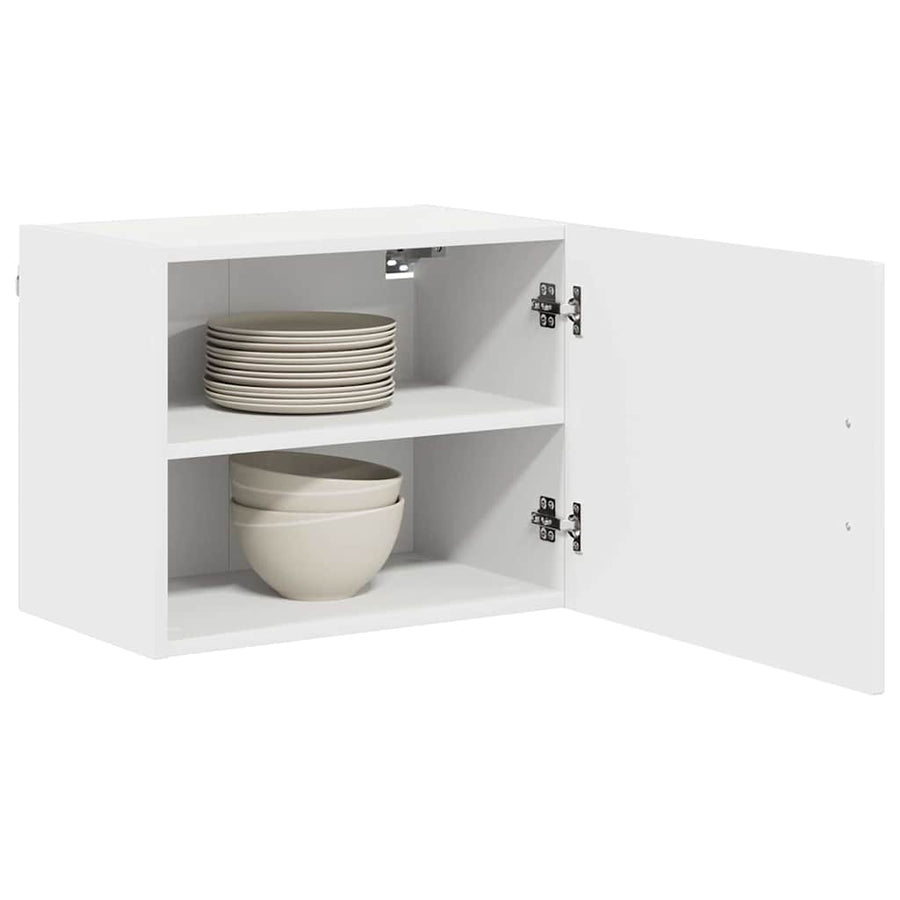 Keukenkast aan de muur 2 pcs Hoogglans wit 50 x 31 x 40 cm