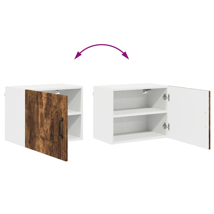 Keukenkast aan de muur met plank Gerookt eiken 50 x 31 x 40 cm