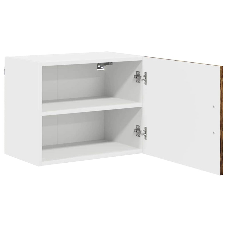 Keukenkast aan de muur 2 pcs Gerookt eiken 50 x 31 x 40 cm