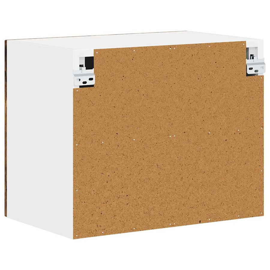 Keukenkast aan de muur 2 pcs Gerookt eiken 50 x 31 x 40 cm