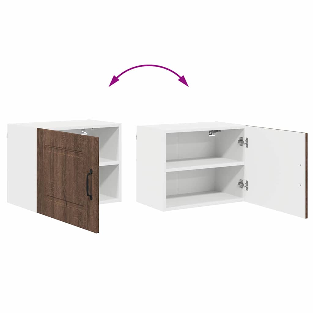 Keukenkast aan de muur Bruin Eiken 50 x 31 x 40 cm Bewerkt hout