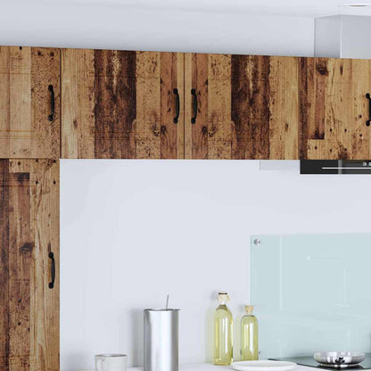 Keukenkast aan de muur met plank 2 pcs Oud Hout 50 x 31 x 40 cm