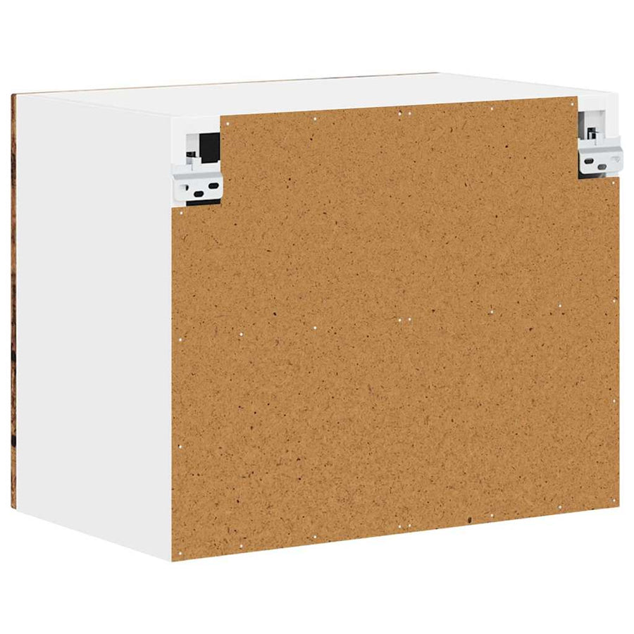 Keukenkast aan de muur met plank 2 pcs Oud Hout 50 x 31 x 40 cm