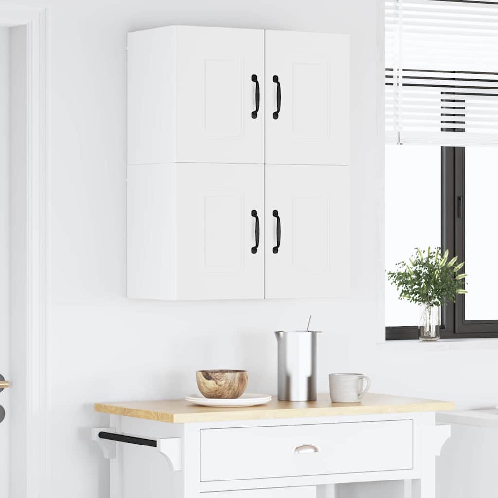 Keukenkast aan de muur Wit 60 x 31 x 40 cm Bewerkt hout