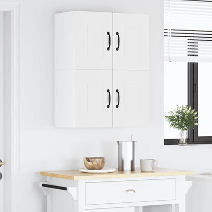 Keukenkast aan de muur Wit 60 x 31 x 40 cm Bewerkt hout