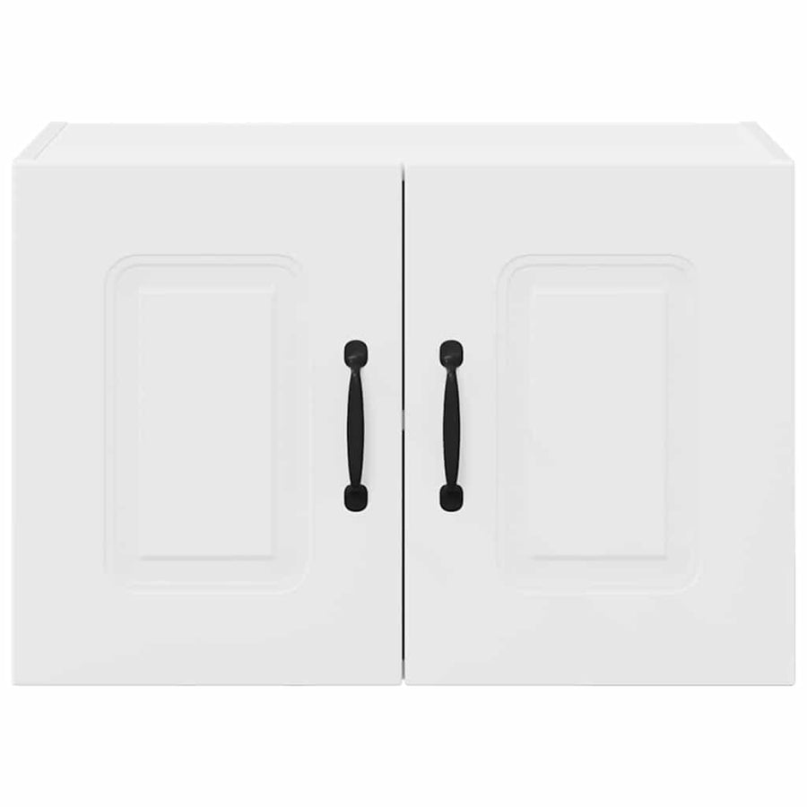 Keukenkast aan de muur 2 pcs Wit 60 x 31 x 40 cm Bewerkt hout