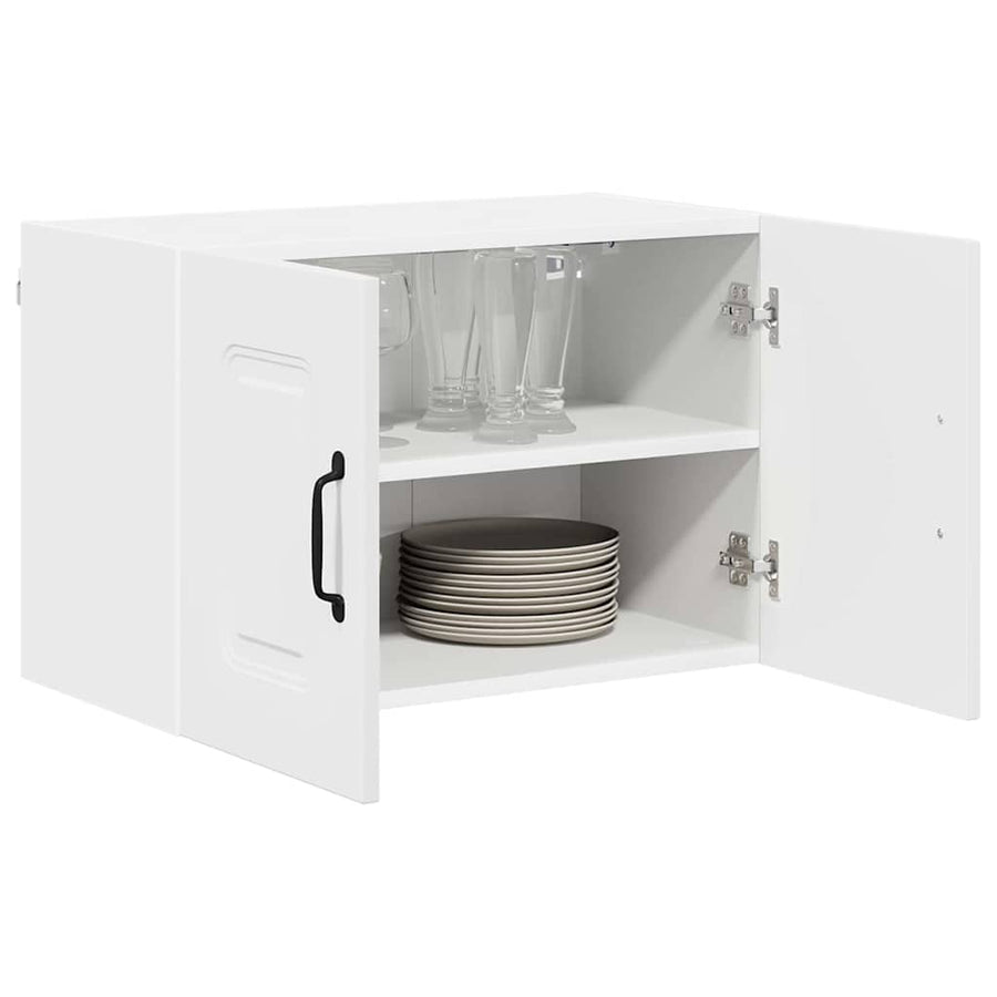 Keukenkast aan de muur 2 pcs Wit 60 x 31 x 40 cm Bewerkt hout