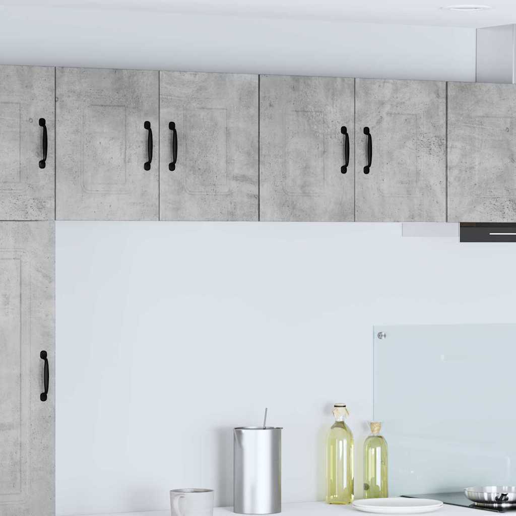 Keukenkast aan de muur Beton Grijs 60 x 31 x 40 cm Bewerkt hout