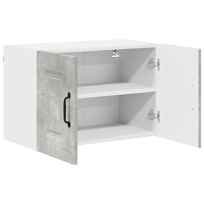 Keukenkast aan de muur Beton Grijs 60 x 31 x 40 cm Bewerkt hout