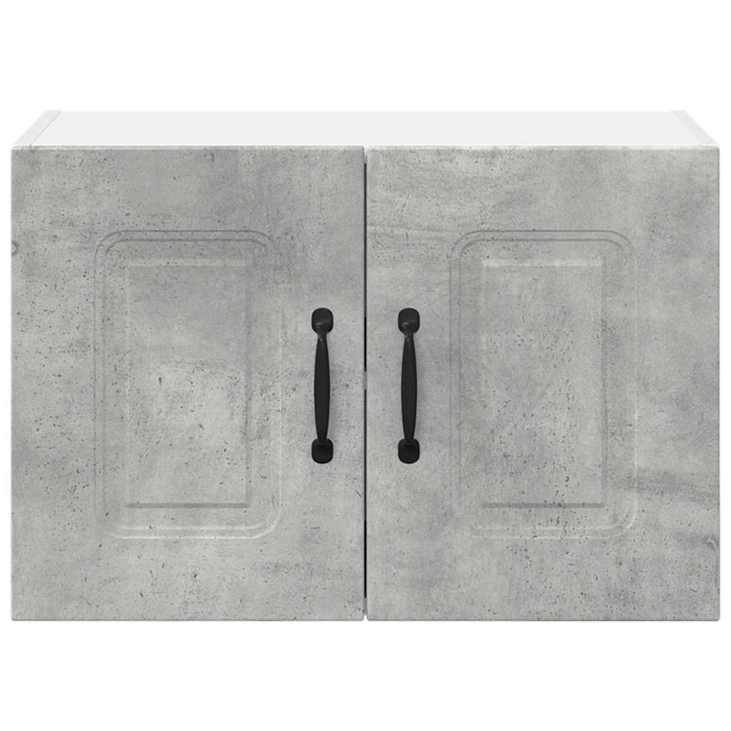 Keukenkast aan de muur Beton Grijs 60 x 31 x 40 cm Bewerkt hout