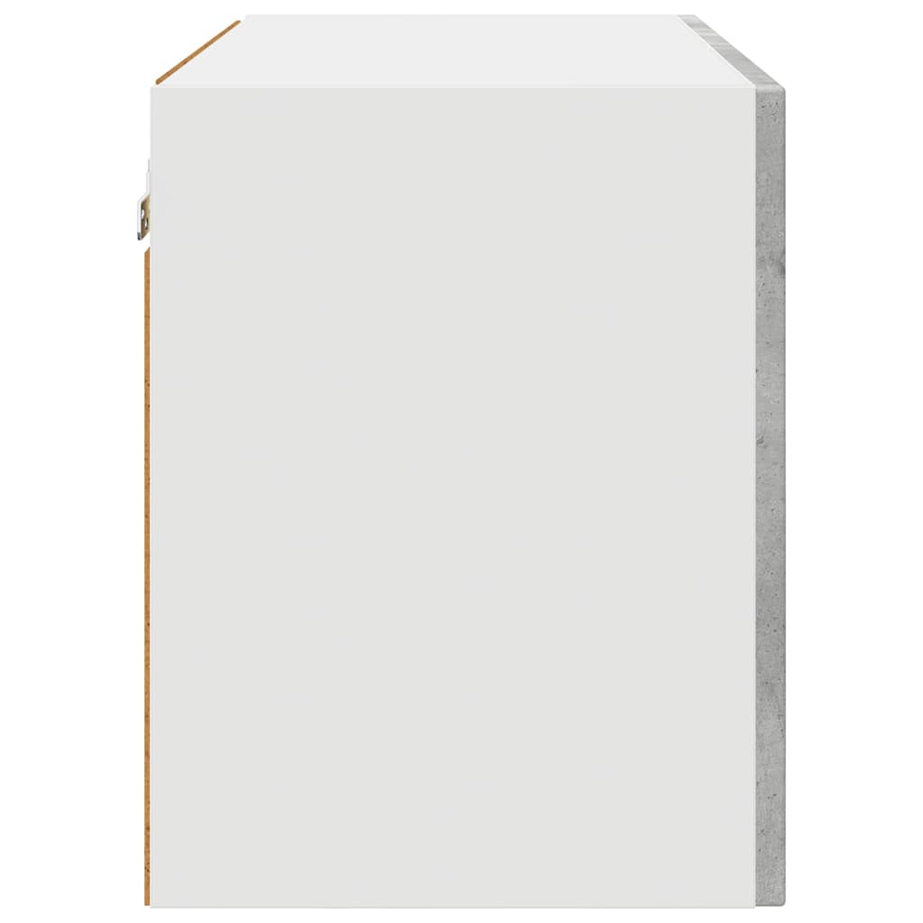 Keukenkast aan de muur Beton Grijs 60 x 31 x 40 cm Bewerkt hout