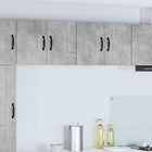 Keukenkast 60x31x40 cm beton grijs 2 stuks