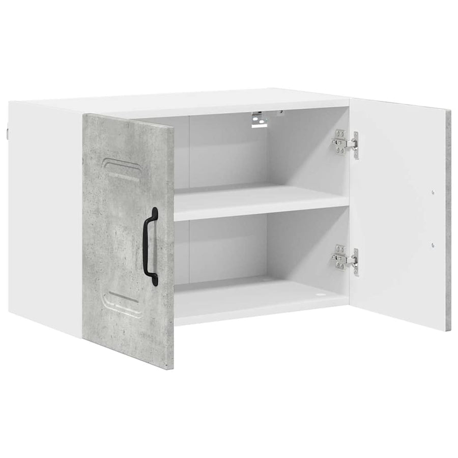 Keukenkast aan de muur 2 pcs Beton Grijs 60 x 31 x 40 cm