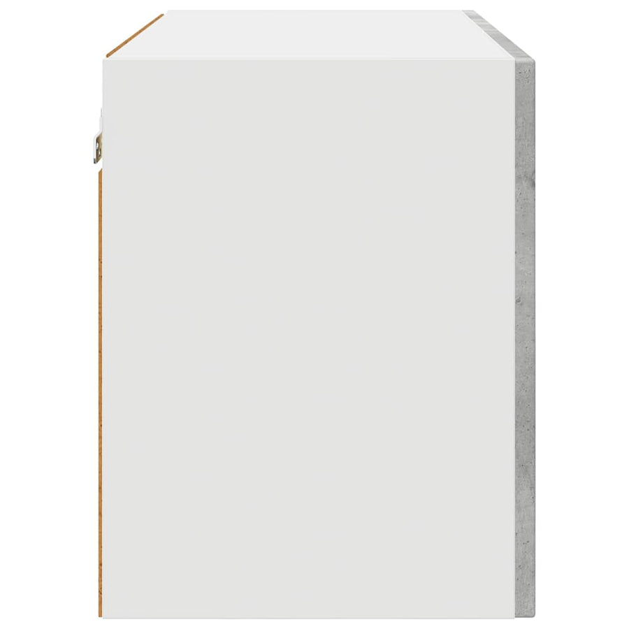 Keukenkast aan de muur 2 pcs Beton Grijs 60 x 31 x 40 cm