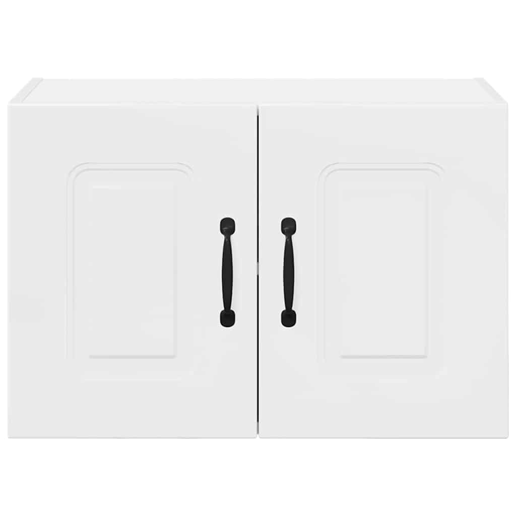 Keukenkast aan de muur met plank Hoogglans wit 60 x 31 x 40 cm