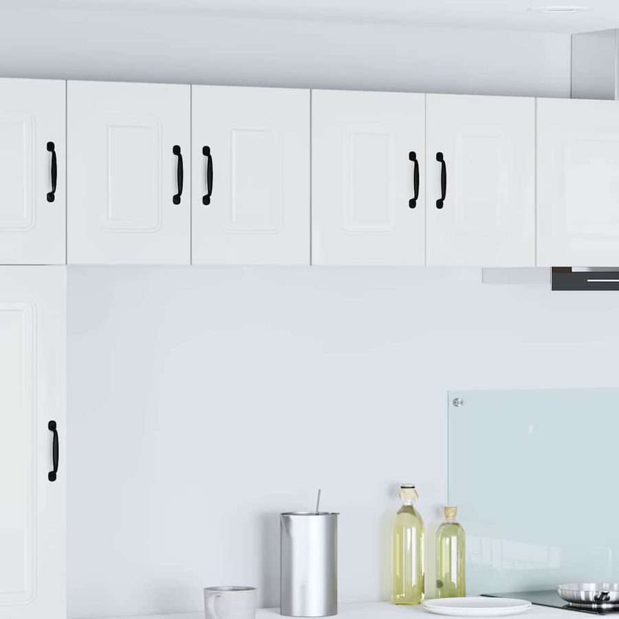Keukenkast aan de muur 2 pcs Hoogglans wit 60 x 31 x 40 cm