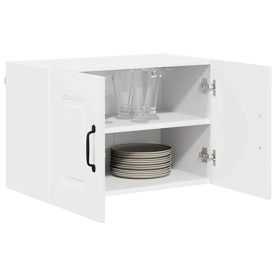 Keukenkast aan de muur 2 pcs Hoogglans wit 60 x 31 x 40 cm