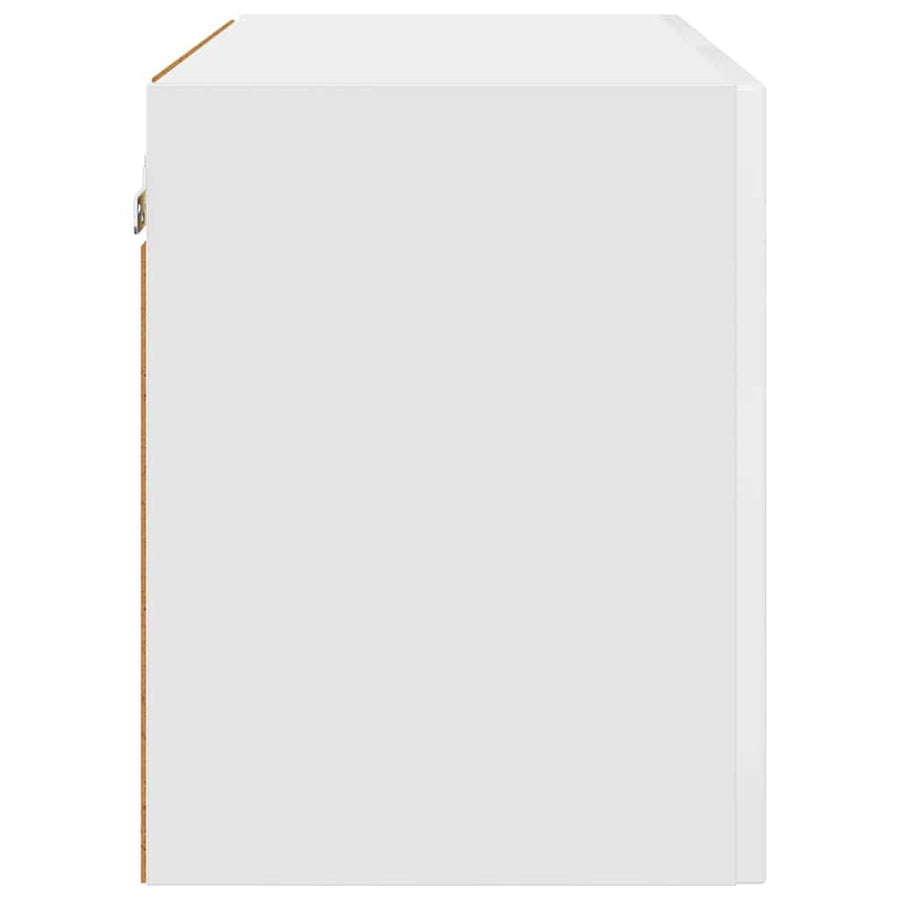 Keukenkast aan de muur 2 pcs Hoogglans wit 60 x 31 x 40 cm