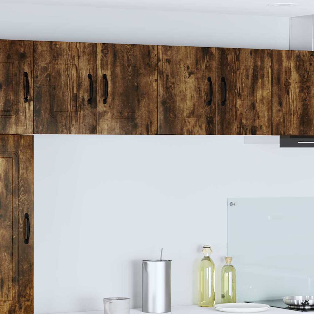 Keukenkast aan de muur met plank Gerookt eiken 60 x 31 x 40 cm