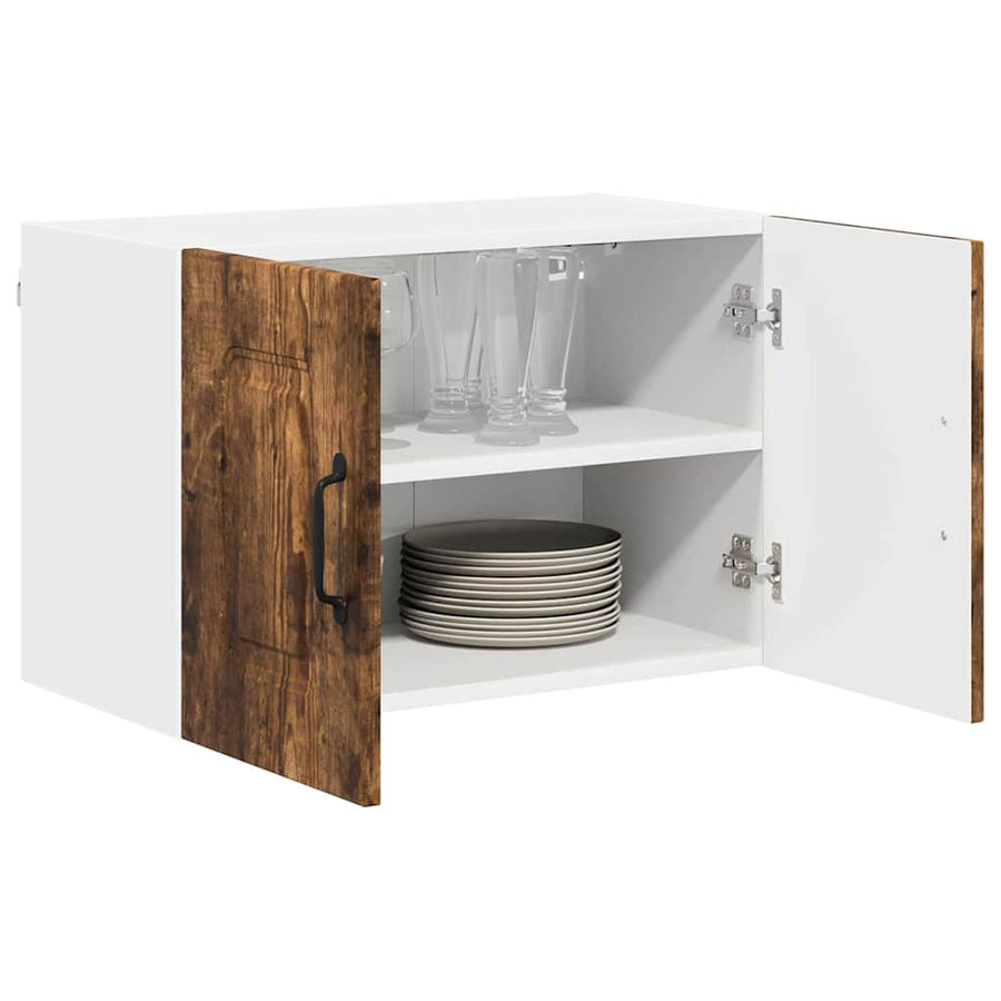 Keukenkast aan de muur 2 pcs Gerookt eiken 60 x 31 x 40 cm