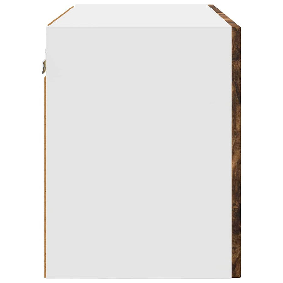 Keukenkast aan de muur 2 pcs Gerookt eiken 60 x 31 x 40 cm