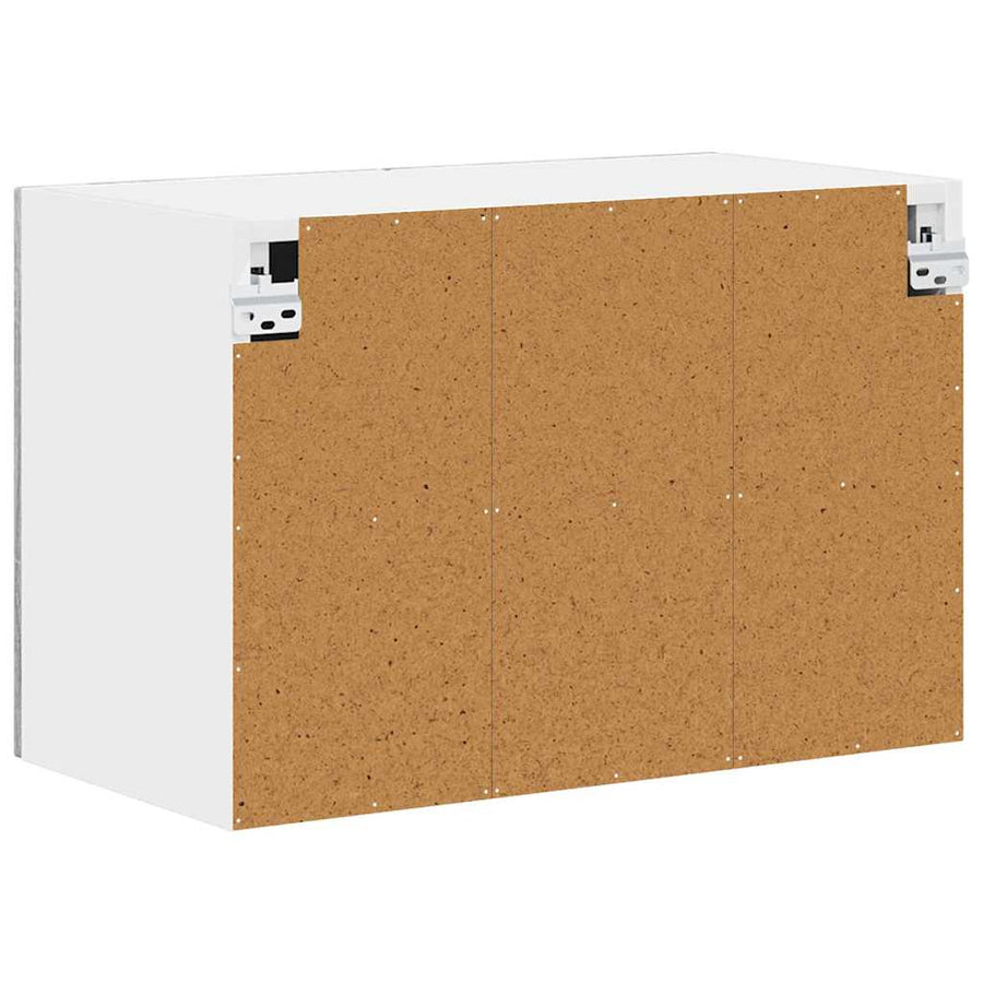 Keukenkast aan de muur met plank Grijs Sonoma 60 x 31 x 40 cm