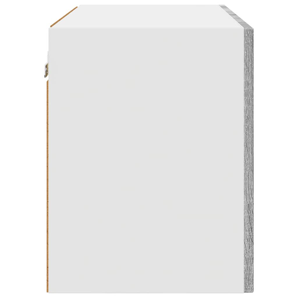 Keukenkast aan de muur met plank Grijs Sonoma 60 x 31 x 40 cm