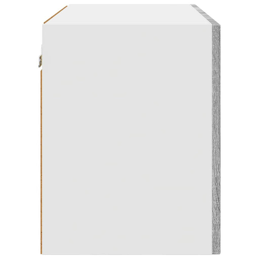 Keukenkast aan de muur met plank Grijs Sonoma 60 x 31 x 40 cm