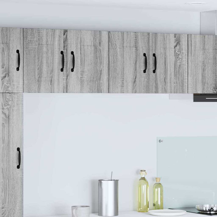 Keukenkast aan de muur 2 pcs Grijs Sonoma 60 x 31 x 40 cm