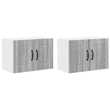 Keukenkast aan de muur 2 pcs Grijs Sonoma 60 x 31 x 40 cm