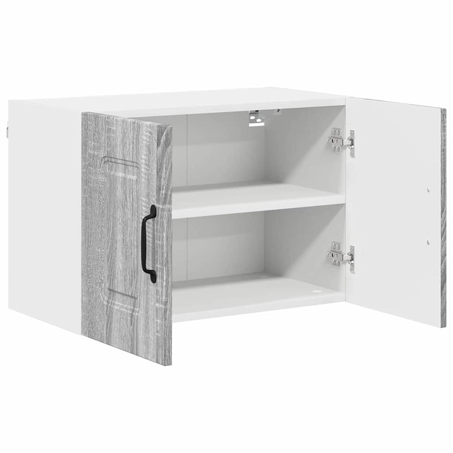 Keukenkast aan de muur 2 pcs Grijs Sonoma 60 x 31 x 40 cm