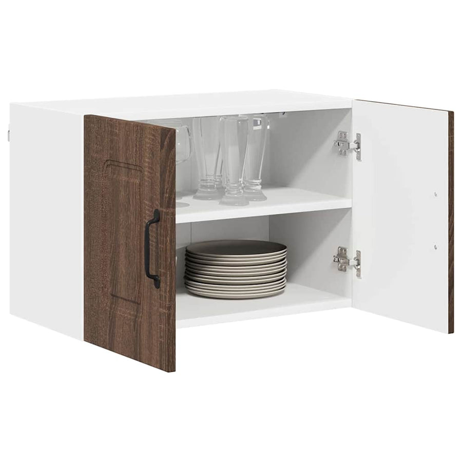 Keukenkast aan de muur Bruin Eiken 60 x 31 x 40 cm Bewerkt hout