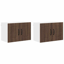 Keukenkast aan de muur 2 pcs Bruin Eiken 60 x 31 x 40 cm