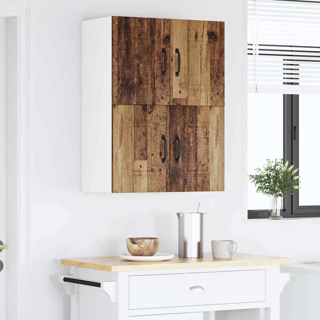 Keukenkast aan de muur Oud Hout 60 x 31 x 40 cm Bewerkt hout