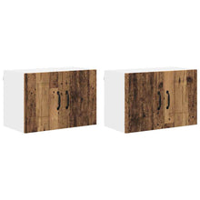Keukenkast aan de muur met plank 2 pcs Oud Hout 60 x 31 x 40 cm