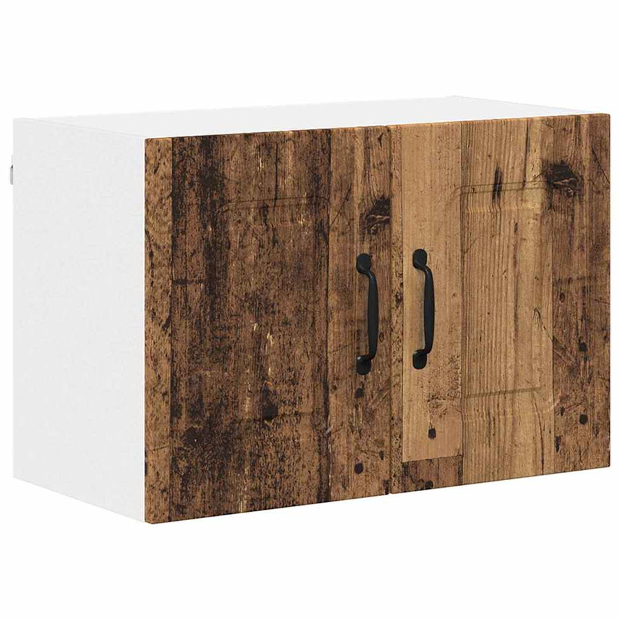 Keukenkast aan de muur met plank 2 pcs Oud Hout 60 x 31 x 40 cm