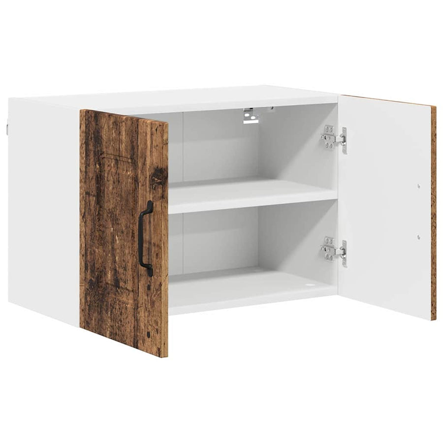 Keukenkast aan de muur met plank 2 pcs Oud Hout 60 x 31 x 40 cm