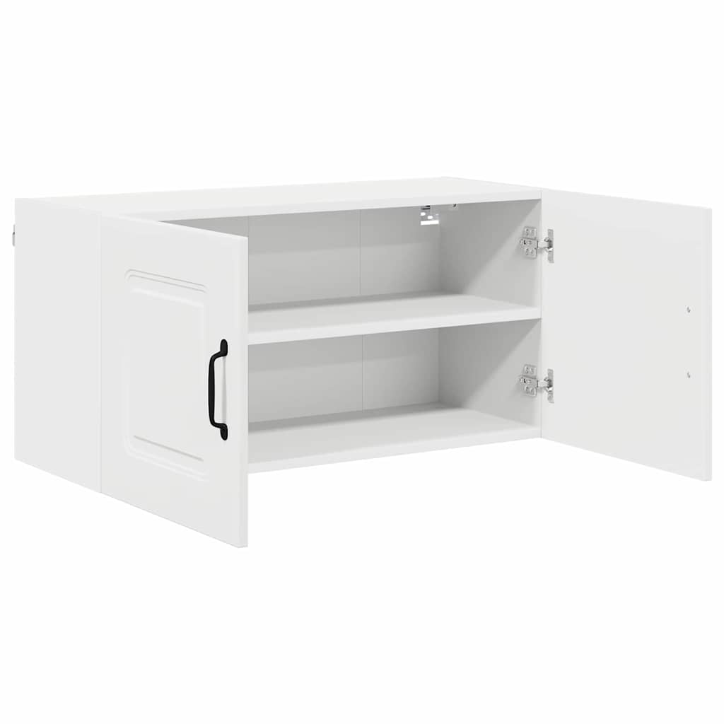 Keukenkast aan de muur Wit 80 x 31 x 40 cm Bewerkt hout