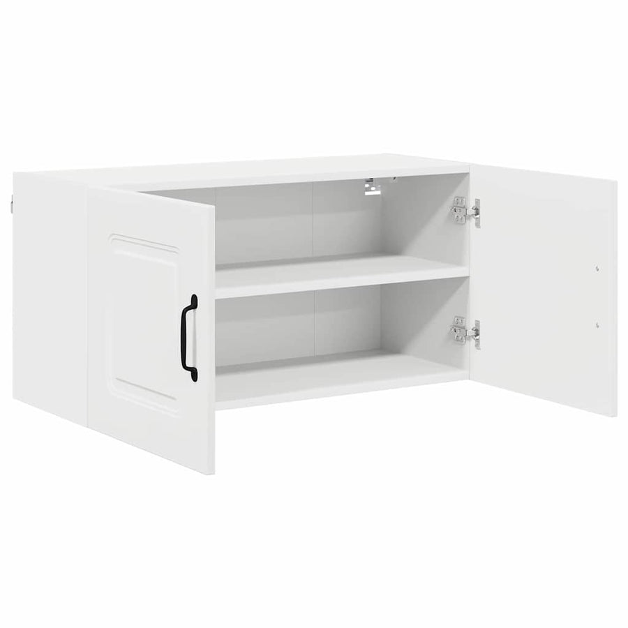 Keukenkast aan de muur Wit 80 x 31 x 40 cm Bewerkt hout