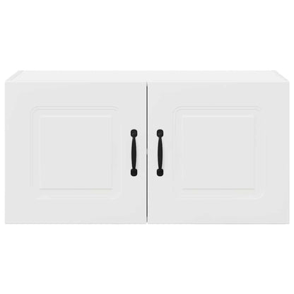 Keukenkast aan de muur Wit 80 x 31 x 40 cm Bewerkt hout